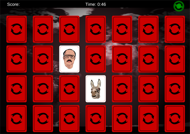 Match-a-Dictator Memory Game